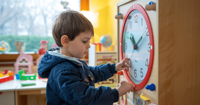 horloge montessori