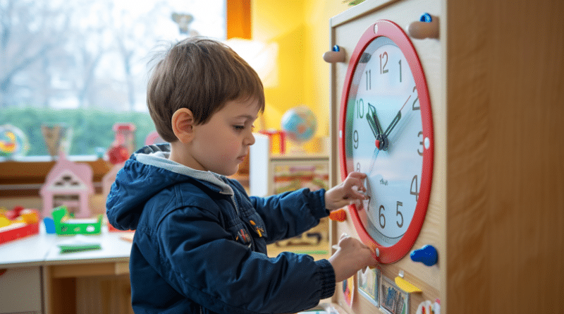 horloge montessori