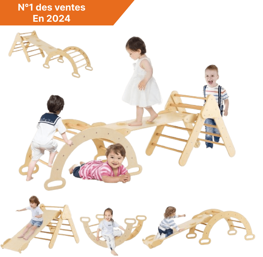 Pédagogie Montessori en bois
