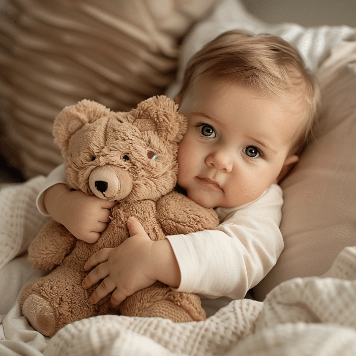 Bouillotte peluche bébé