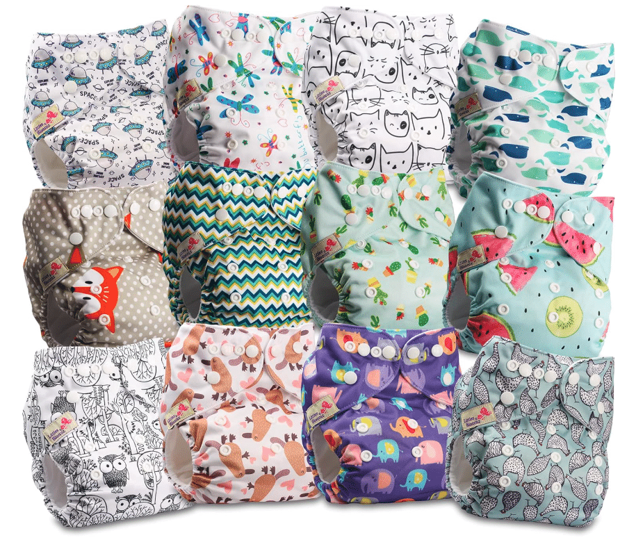 Ecolo avec bébé couches lavables