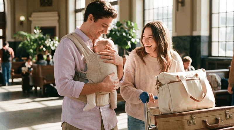 Voyager avec un bébé de 2 mois en famille